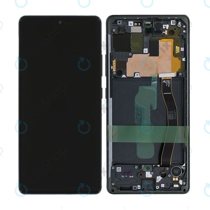Samsung Galaxy S10 Lite G770F - LCD zaslon + steklo na dotik + okvir (Prism Black) - GH82-21672A, GH82-22044A, GH82-22045A, GH82-21992A, GH82-22045A Genuine Service Pack