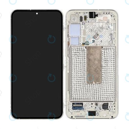 Samsung Galaxy S23 Plus S916B - LCD zaslon + steklo na dotik + okvir (Cream) - GH82-30478B, GH82-30476B, GH82-30477B Genuine Service Pack