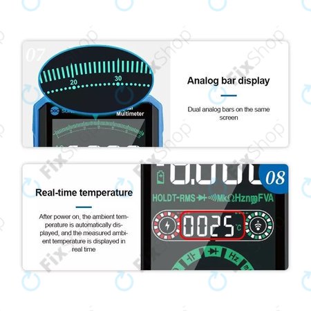 Sunshine DT-21N - Multimeter na dotik