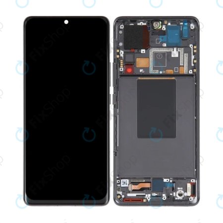 Xiaomi 12 Pro 2201122C 2201122G - LCD zaslon + steklo na dotik + okvir (Black) OLED
