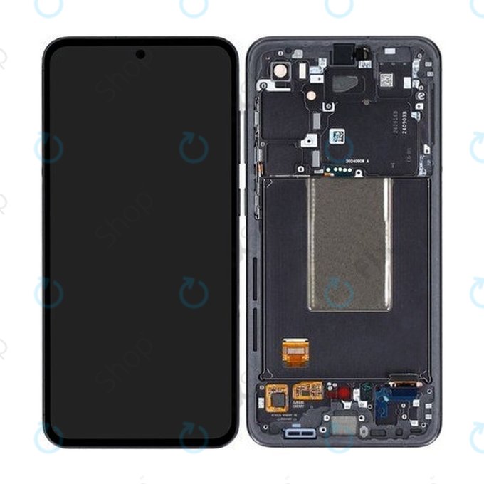 Samsung Galaxy S24 FE - LCD zaslon + steklo na dotik + okvir (Graphite) - GH82-35848A Genuine Service Pack
