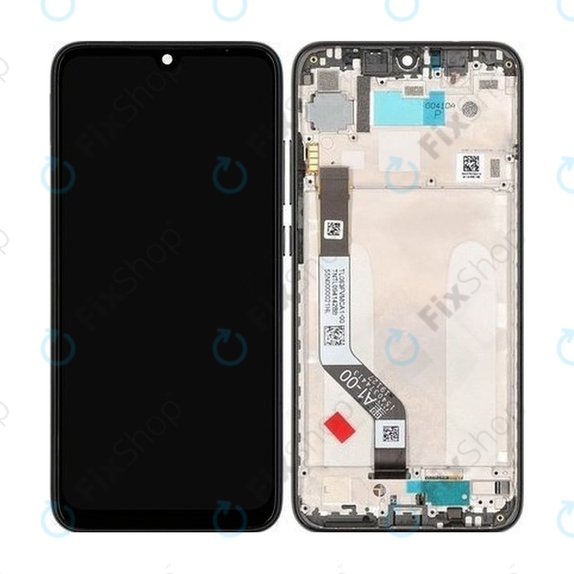 Xiaomi Redmi Note 7 - LCD zaslon + steklo na dotik + okvir (Black) TFT