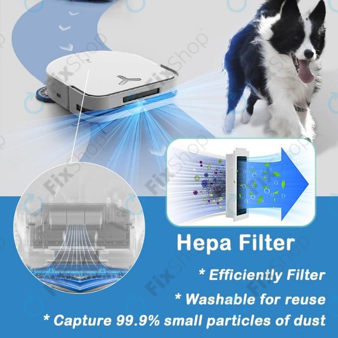 Ecovacs Deebot X5 Omni, X5 Pro Omni - HEPA filter