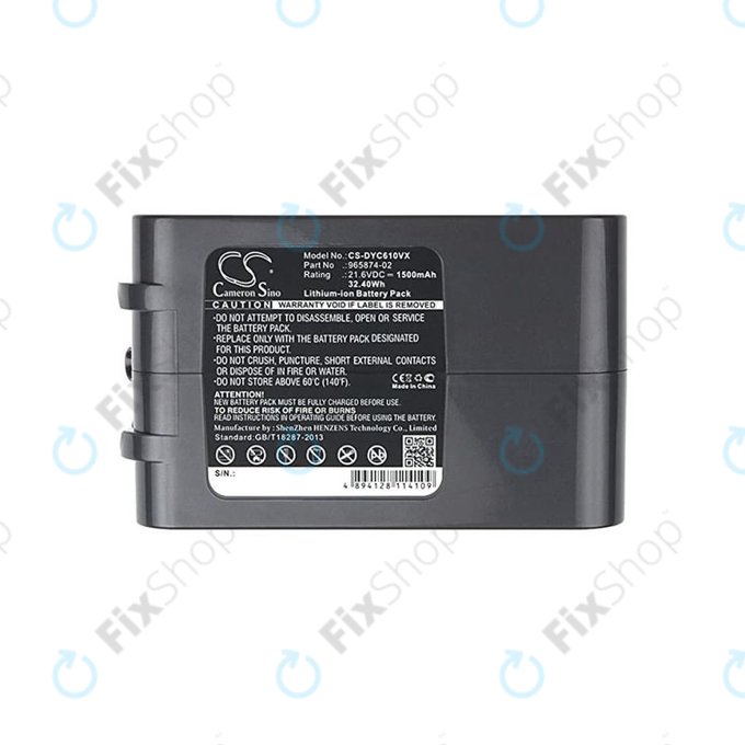 Dyson DC-series, V6 - Baterija 965874-02 Li-Ion 21.6V 1500mAh HQ