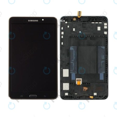 Samsung Galaxy Tab 4 7.0 T230 - LCD zaslon + steklo na dotik + okvir (črn) - GH97-15864A Genuine Service Pack