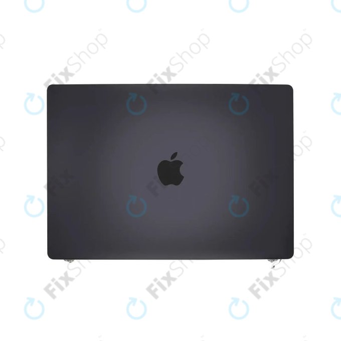 LCD zaslon za MacBook Pro 16", A3403 (2024), s sprednjim steklom in pokrovom, Space Black, 661-42325, Genuine Apple