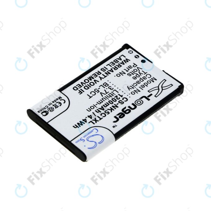 Baterija za Nokia 5220, 5630, 6303, 6700, C5, 1200mAh, Li-Ion, 3.7V, BL-5CT, HQ