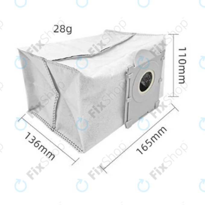 Vrečka za sesalnik, 4 kos za Ecovacs X11, X11 Omni, X11 Pro, X11 Pro Omni