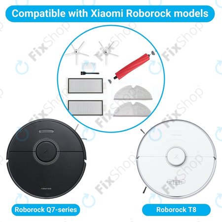 Xiaomi Roborock Q7, Q7+, Q7 Max, Q7 Max+, T8 - Standardni komplet (Bela)
