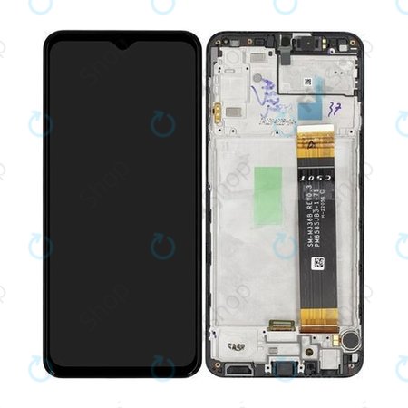 Samsung Galaxy A23 4G A235F - LCD zaslon + steklo na dotik + okvir (Black) - GH82-28563A, GH82-28657A Genuine Service Pack
