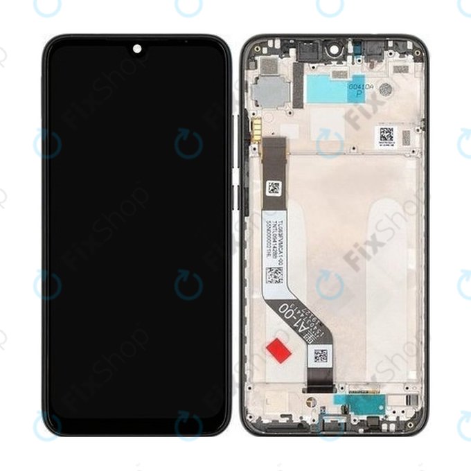 Xiaomi Redmi Note 7 - LCD zaslon + steklo na dotik + okvir (Black) TFT
