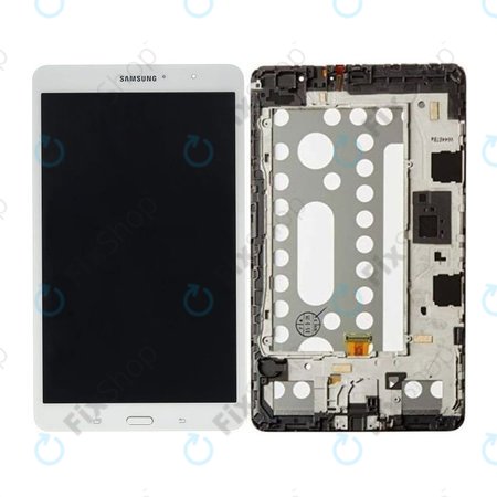 Samsung Galaxy Tab 4 Pro 8.4 T320 - LCD zaslon + steklo na dotik + okvir (bel) - GH97-15556A Genuine Service Pack