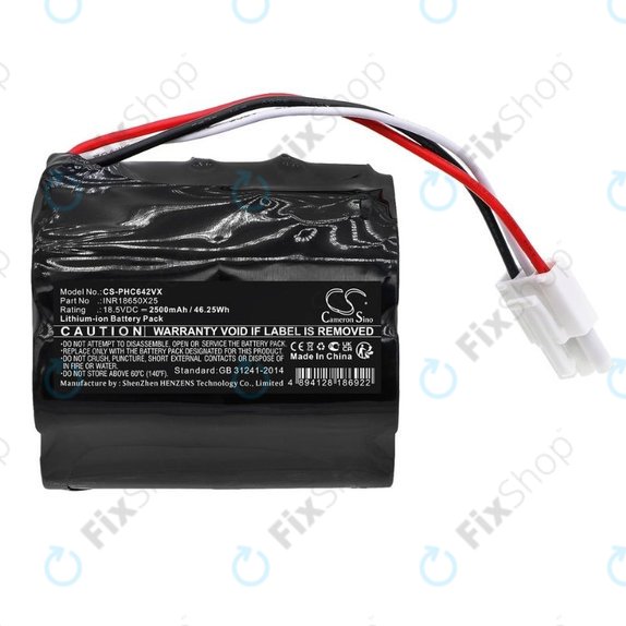 Philips PowerPro Aqua - Baterija INR18650X25 Li-Ion 18.5V 2500mAh HQ