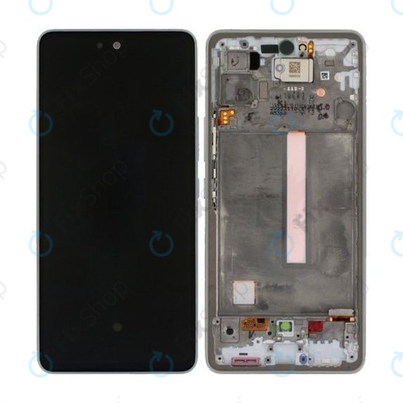 Samsung Galaxy A53 A536B - LCD zaslon + steklo na dotik + okvir (Awesome Black) OLED