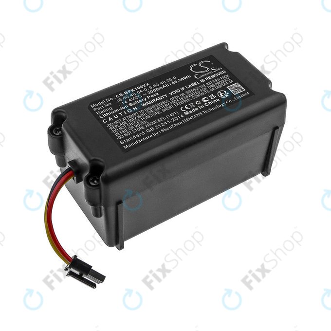 Baterija za Sencor SRV 9250, SRV 8250, SRV 6250, SRV 4250, Blaupunkt XSMART, SRX 1002, Li-ion, 14.4V, 3000mAh, HQ