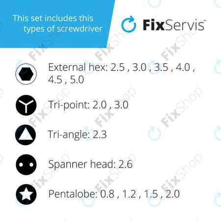 Jakemy JM-8126 - Komplet servisnega orodja za servis elektronike 58 v 1
