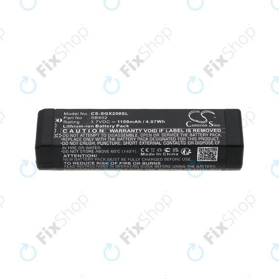 Baterija za Shure GLXD1, 2, MXW2, 1100mAh, Li-Ion, 3.7V, SB902, HQ
