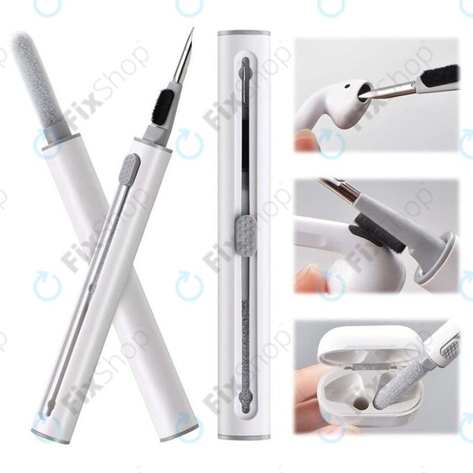 Čistilno pero za čiščenje telefonov in slušalk (belo)
