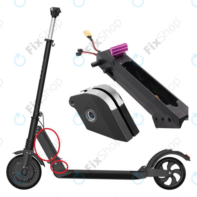 Kugoo S1, S1 Pro, S2, S3 - Komplet zložljivega mehanizma s kabli