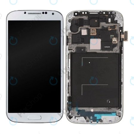 Samsung Galaxy S4 i9505 - LCD zaslon + steklo na dotik + okvir (White Frost) OLED