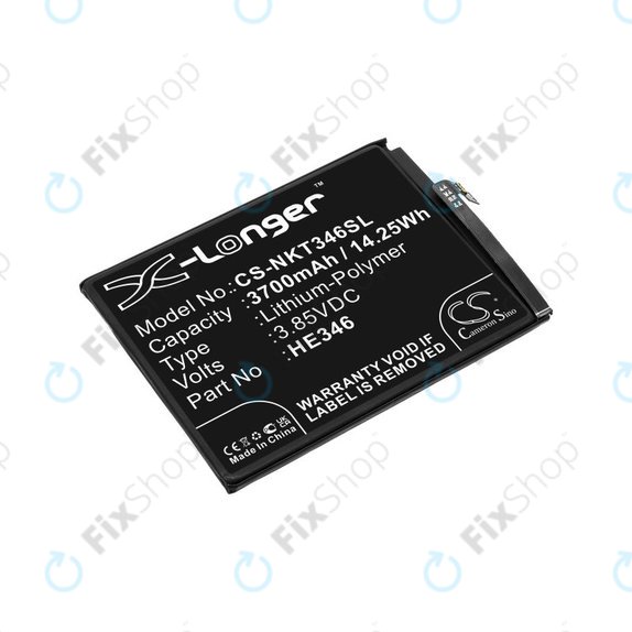 Baterija za Nokia 7 Plus, 3700mAh, Li-Pol, 3.85 V, HE346, HQ