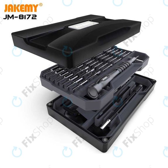 Jakemy JM-8172 - Komplet servisnega orodja za servis elektronike 73 v 1