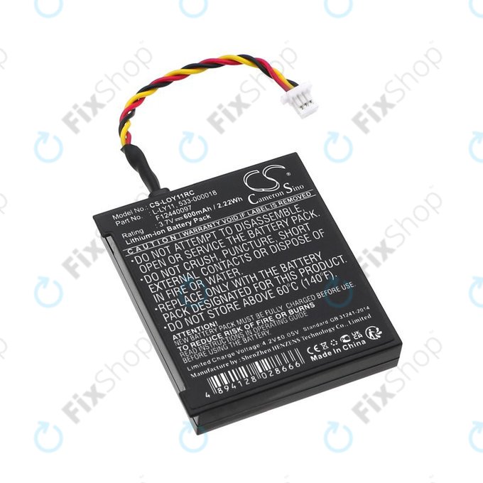 Baterija za Logitech G930, 600mAh, Li-Ion, 3.7V, L-LY11, HQ