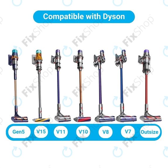 Dyson V-series, Outsize - Talna šoba z zeleno lučjo LED