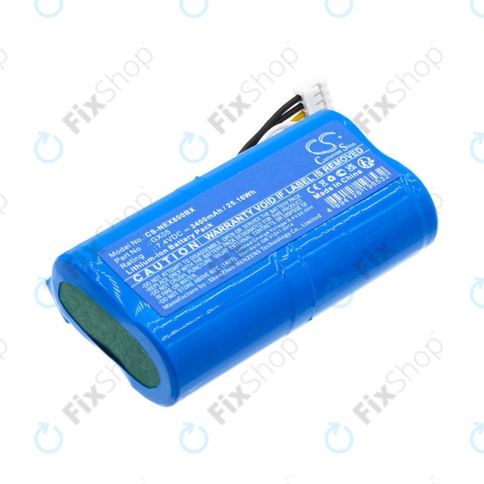 Baterija za Dejavoo Qd2, Nexgo N86, Wizarpos Q2, 2600mAh, Li-Ion, 7.4V, GX05, HQ