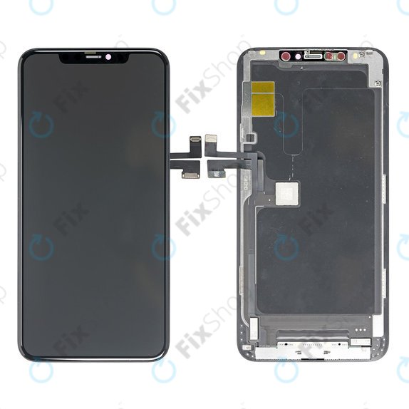 Zaslon Hard OLED za iPhone 11 Pro Max, Steklo na dotik z okvirjem, FixPremium