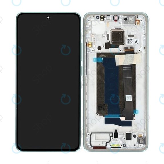 Xiaomi Poco X7 Pro 2412DPC0AG - LCD zaslon + steklo na dotik + okvir (Green) - 56000200O1000 Genuine Service Pack