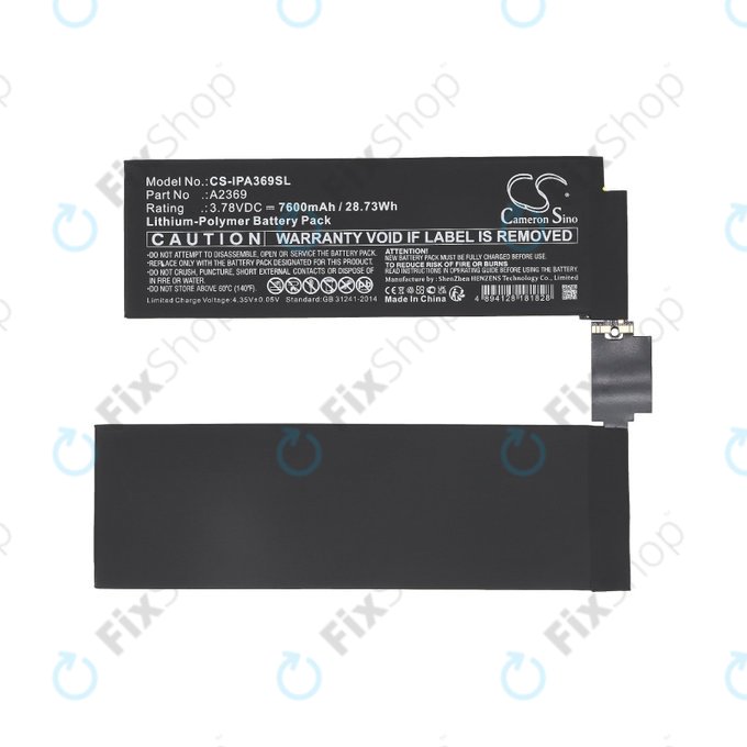 Apple iPad Pro 11.0 (3rd Gen 2021) - Baterija A2369 7600mAh HQ