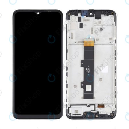 Motorola Moto G30 XT2129 - LCD zaslon + steklo na dotik + okvir (Phantom Black) TFT