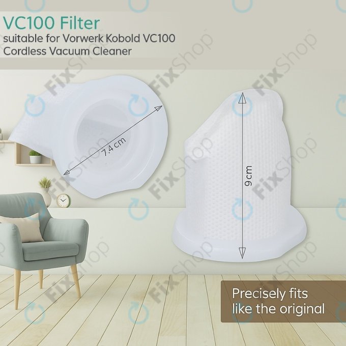 Vorwerk Kobold VC100 - Filter za Prah