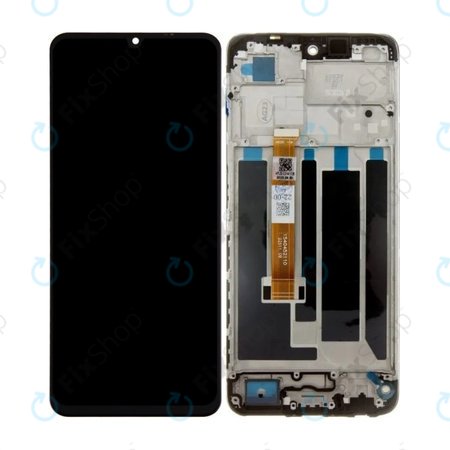 Realme C53 RMX3760 - LCD zaslon + steklo na dotik + okvir (Mighty Black) TFT