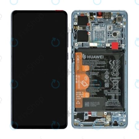 Huawei P30 - LCD zaslon + steklo na dotik + okvir + baterija (Breathing Crystal) - 02352NLP, 02354HMF, 02354KUB Genuine Service Pack
