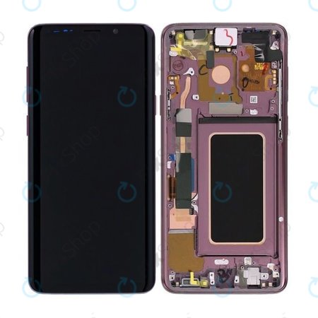 Samsung Galaxy S9 Plus G965F, G965FD - LCD zaslon + steklo na dotik + okvir (Lilac Purple) - GH97-21691B, GH97-21722B, GH97-21692B Genuine Service Pack