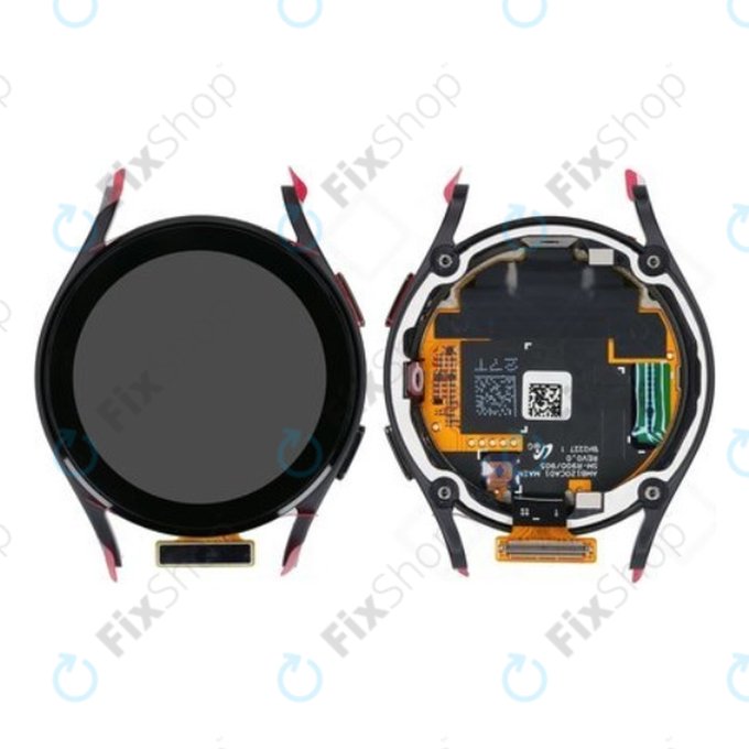 Samsung Galaxy Watch 5 40mm R900 - LCD zaslon + steklo na dotik + okvir (grafit) - GH82-30040A Genuine Service Pack