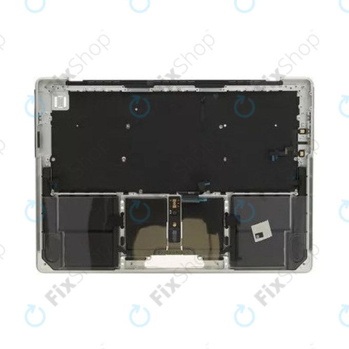 Zgornji okvir tipkovnice za MacBook Pro 14", A2442 (2021), A2779 (2023), US tipkovnico in baterijo, Silver, 661-32211, Genuine Apple