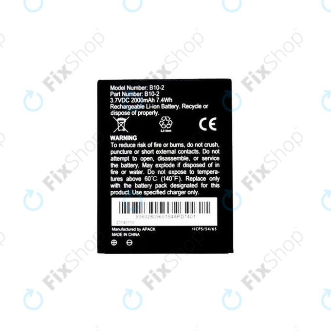 Caterpillar CAT B15 - Baterija B10-2 2000mAh