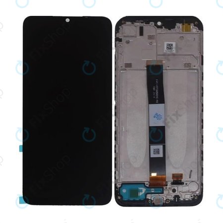 Xiaomi Redmi 9A - LCD zaslon + steklo na dotik + okvir (Black) TFT
