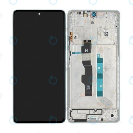 Xiaomi Redmi Note 13 5G 2312DRAABC - LCD zaslon + steklo na dotik + okvir (Ocean Teal) - 5600030N1700 Genuine Service Pack