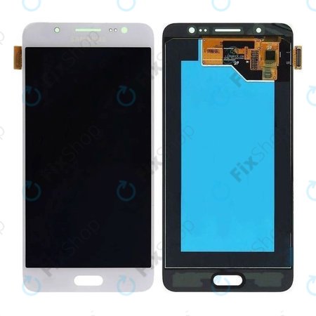 Samsung Galaxy J5 J510FN (2016) - LCD zaslon + steklo na dotik (White) - GH97-18792C, GH97-19466C, GH97-18962C, GH97-19467C Genuine Service Pack