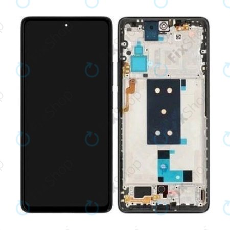 Xiaomi Poco F4 5G 22021211RG, 22021211RI - LCD zaslon + steklo na dotik + okvir (Black) OLED