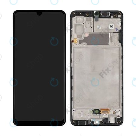 Samsung Galaxy A32 A325F - LCD zaslon + steklo na dotik + okvir (Awesome Black) - GH82-25566A, GH82-25579A Genuine Service Pack