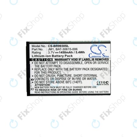 Blackberry Bold 9790, Bold Touch 9900 - Baterija BAT-30615-006 1450mAh HQ