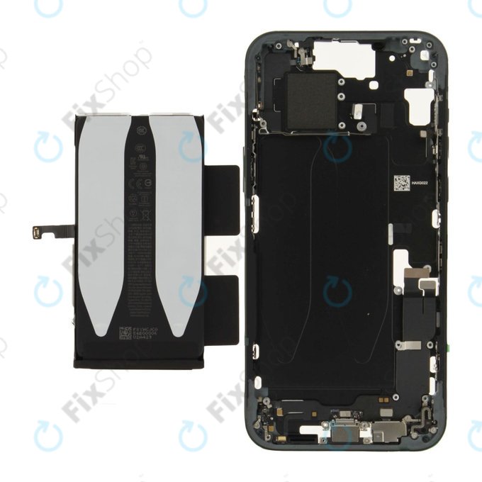Srednji okvir z baterijo za iPhone 15 Plus | Black | ZD076-00674 | Genuine Apple