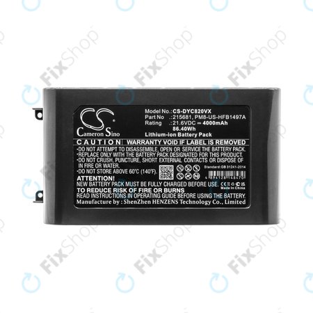 Dyson V8 - Baterija 215681, PM8-US-HFB1497A Li-Ion 21.6V 4000mAh HQ