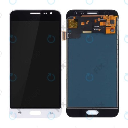 Samsung Galaxy J3 J320F (2016) - LCD zaslon + steklo na dotik (White) OLED