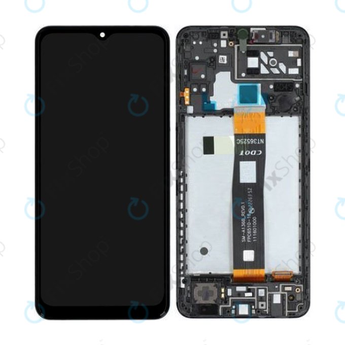 Samsung Galaxy A04S A047F - LCD zaslon + steklo na dotik + okvir (Black) - GH82-29805A Genuine Service Pack